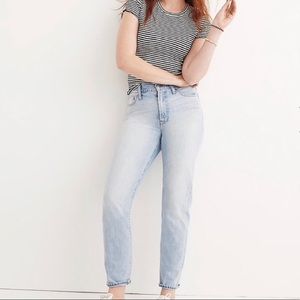 Madewell “perfect summer/vintage jean” light wash